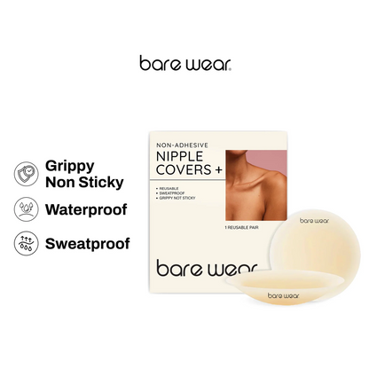Non-Adhesive Reusable Nipple Covers